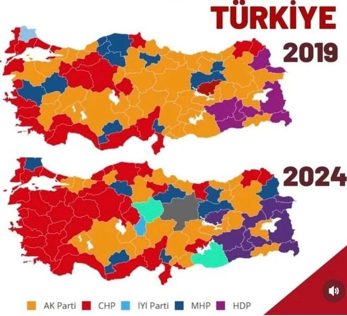 @ParevSole #Erdogan derrotado en #Kurdistán (y en el resto de #Turquía) en las elecciones municipales. El @DEMGenelMerkezi Partido Pro Kurdo(DEM) ha ganado 81 alcaldías. Comunicado del KNK @kongrakurdistan (Congreso Nacional del Kurdistán) en la web de Paz Ahora 👇 pazahora770652280.wordpress.com/2024/04/01/kur…