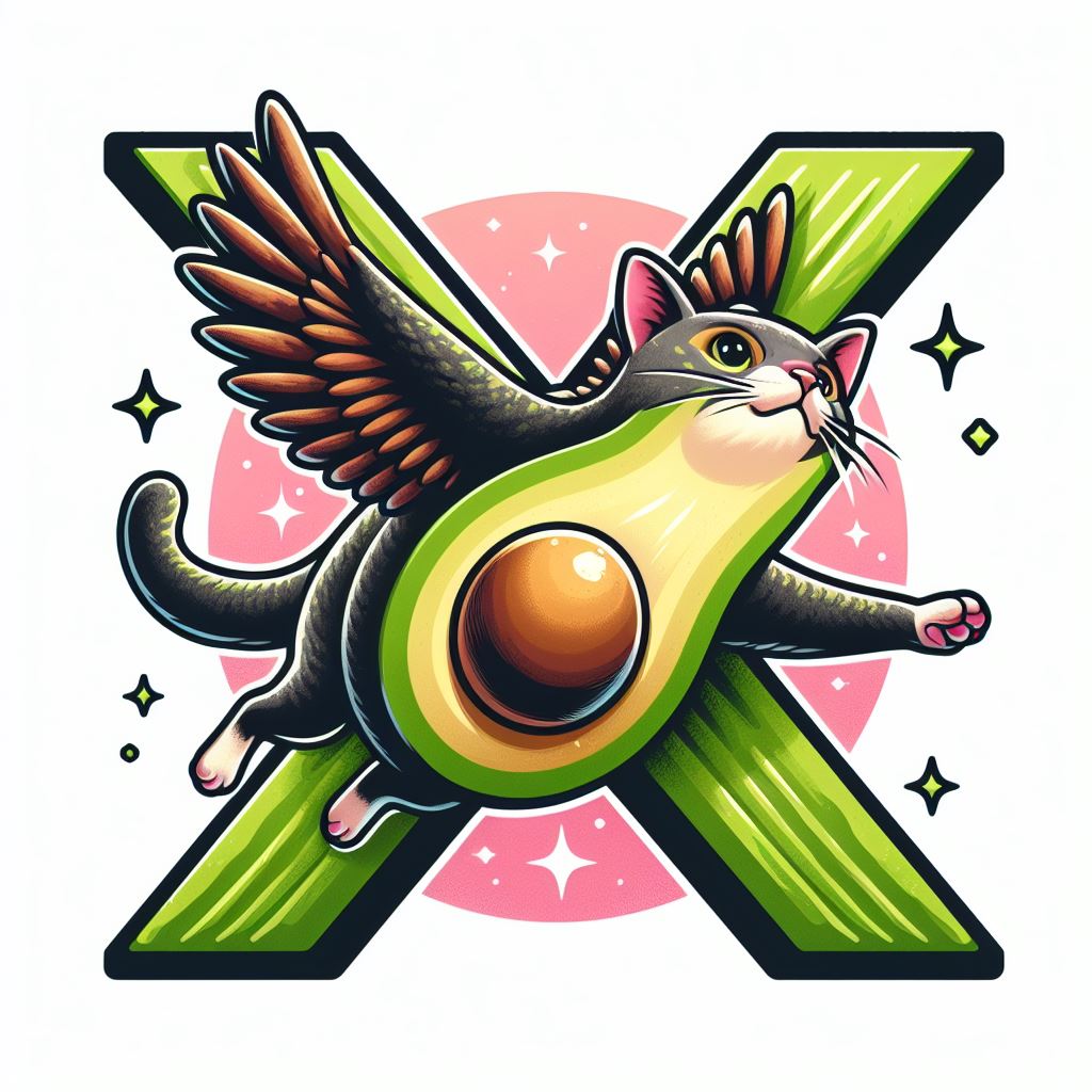 FlyingAvoCats's tweet photo. Gm everyone 👋🏼. 

What do you think about this new logo idea for @X ? 

Remember, $FAC is the first and only cryptocurrency coded by #grok 👀 https://t.co/JVu0Szt8UD