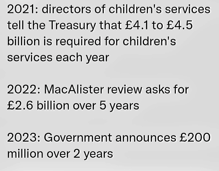 And this is why so many children and young people face a lifetime of misery in our care system. #changeiscoming
