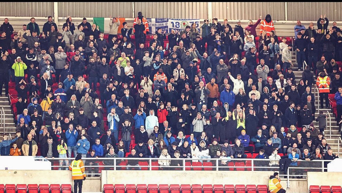 Where’s Jimmy? 🔵⚪️ #AwayDays #Rovers