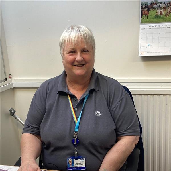 Jean is one of our Health & Safety Training Facilitators who delivers training across Grampian. Jean is responsible for delivering the 2 yearly refresher Non-Clinical Moving & Handling and participates in our Safety Topic Walks in our Community Hospitals