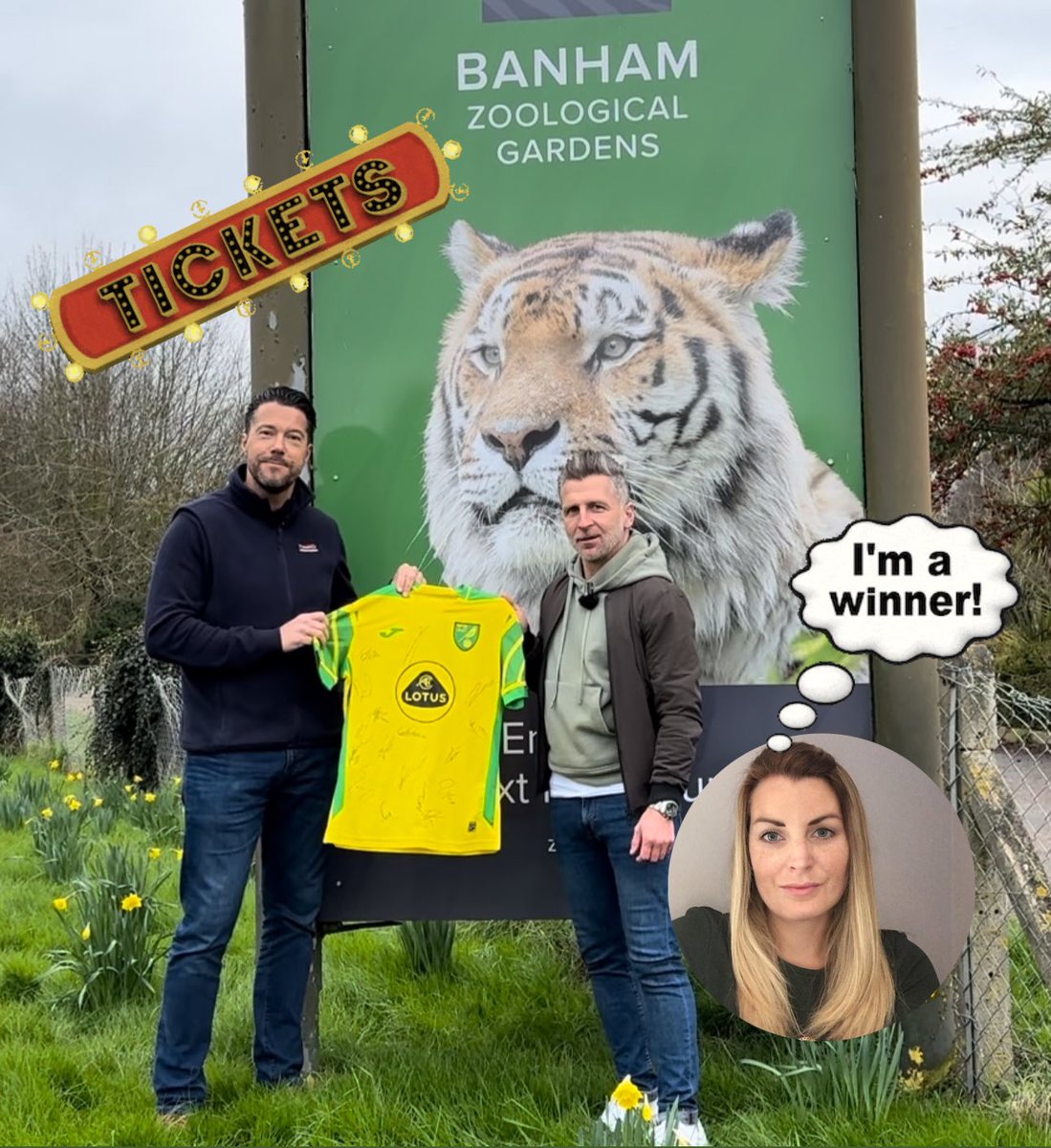 Congratulations to Rachel Davidson (LinkedIn) who has won our latest #giveaway 👏🏼👏🏼👏🏼 A signed @NorwichCityFC shirt and a family pass to Banham Zoo! @pymmandco 🤝 @banhamzoo