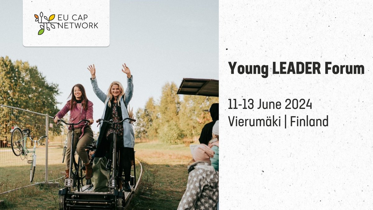 🫵 Se buscan jóvenes rurales para participar en el próximo Foro Joven LEADER #YoungLeaderForum ¿Tienes entre 18 y 35 años, estás implicado en tu territorio y quieres hacer oír tu voz? ¡Súmate a este evento internacional!🏘️🤳 11-13 junio 📍 Vierumäki 🇫🇮 tinyurl.com/2yty8lgs