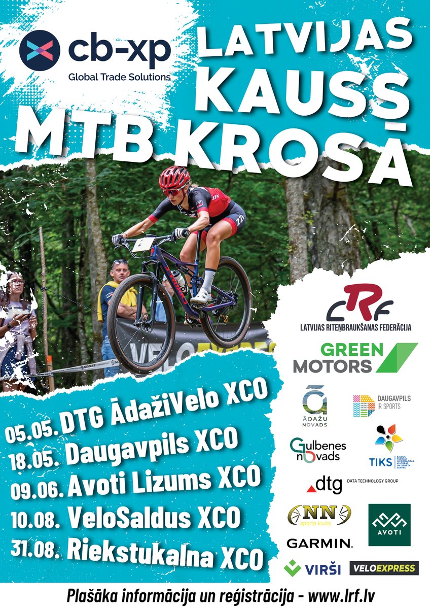 Latvijas kauss MTB XCO iegūst jaunu nosaukumu; sezona startēs 5. maijā Carnikavā Vairāk par visu lasi: lrf.lv/mtb/mtb-aktual… #cbxpkauss #lkxco #riteņbraukšana #xco #MTB