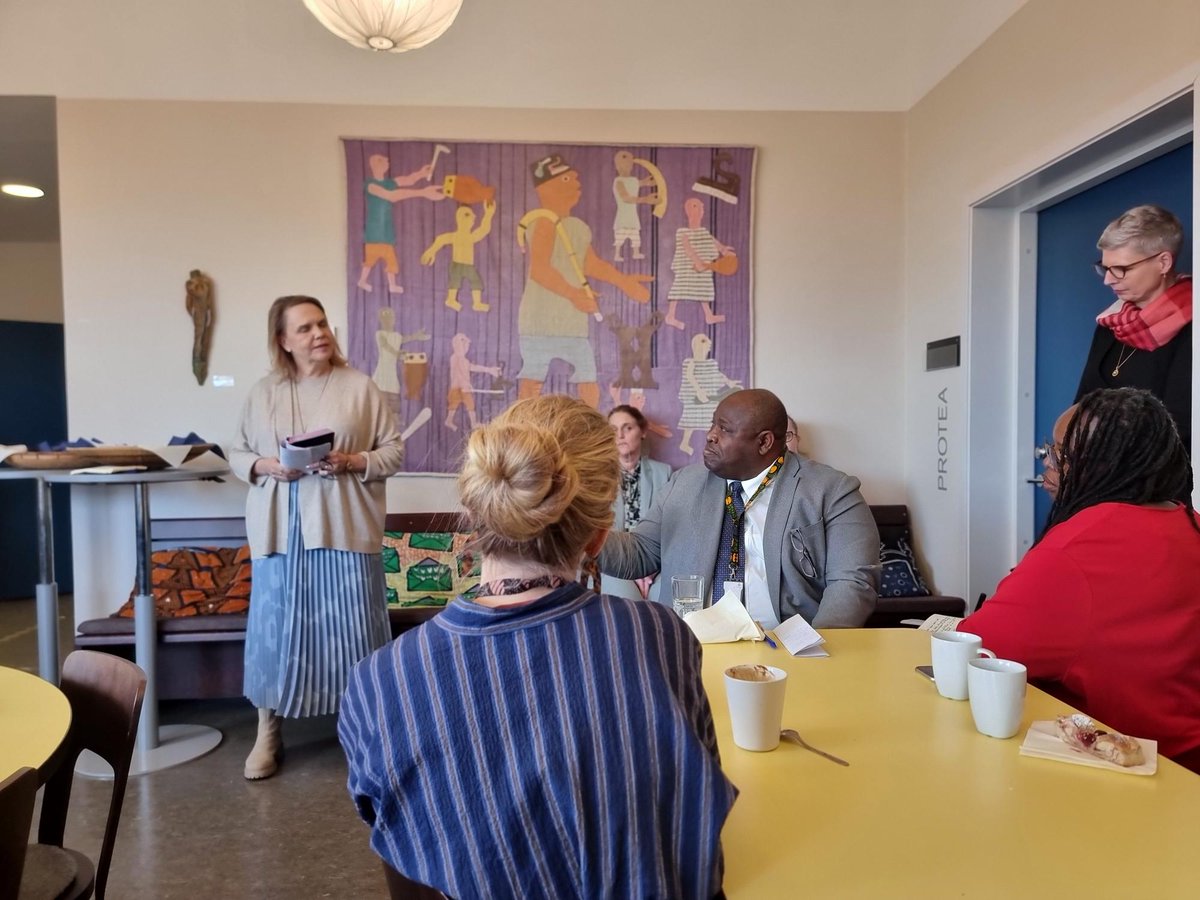 What a pleasure to welcome NAI Associate Prof Victor Adetula back! He made great use of the library, engaged in a visit by the Finnish MFA and shared his insights on the surprising results of the recent Senegalese elections. Until next time, Prof!