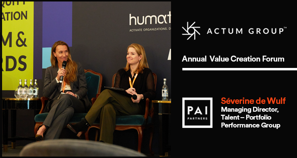 PAIpartners's tweet photo. On a panel at Actum's recent Annual Value Creation Forum, Séverine de Wulf, Talent lead in the PAI Portfolio Performance Group, explained that investors will always want to understand how our decisions help shape high-performance management teams, despite advances in technology https://t.co/o6lRSR6DOw