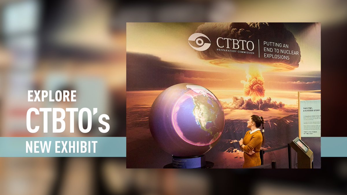 Join us on a journey to learn about #CTBTO's work to create a safer & more secure 🌍. Visit @UN_Vienna & see the OmniGlobe, a data visualisation tool highlighting the different technologies used to detect nuclear testing. Click 🔗for guided tour info: ctbto.info/m/links