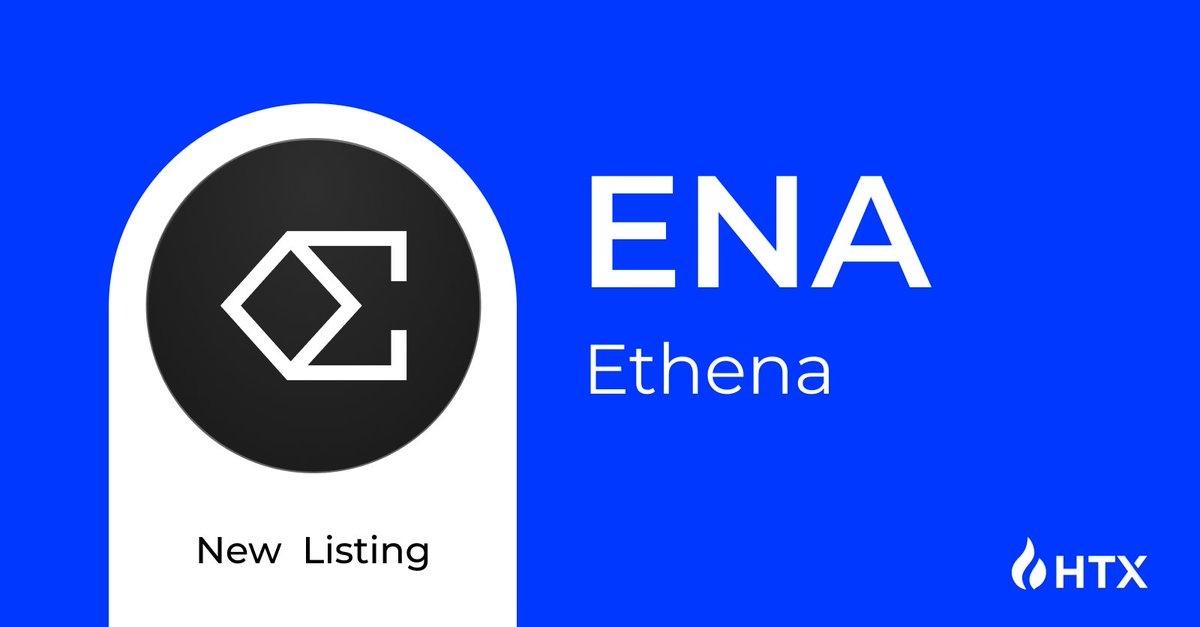 📣New Listing $ENA @ethena_labs on #HTX! ✅️Deposits Open Now 📈Trading Started Details:htx.com.tl/support/en-us/…