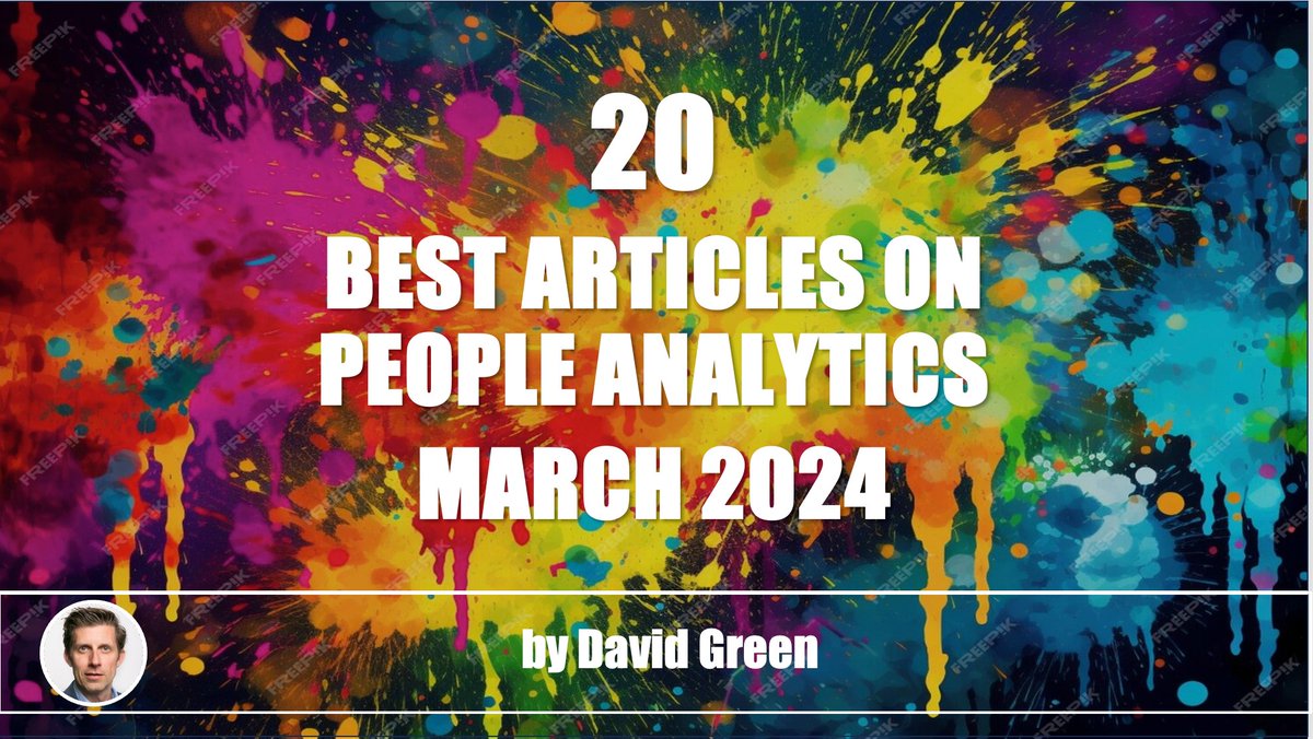 The best HR &amp; People Analytics articles of March 2024 linkedin.com/pulse/best-hr-…

Feat: <a href="/StaciaGarr/">Stacia Sherman Garr</a> <a href="/dave_ulrich/">Dave Ulrich</a> <a href="/Gloat_com/">Gloat</a> <a href="/KateBravery/">Kate Bravery</a> @brianpelliott <a href="/I_Am_NickBloom/">Nick Bloom</a> <a href="/CultureAmp/">Culture Amp</a> <a href="/analyticshero/">Brent Dykes</a> <a href="/mattsigelman/">Matt Sigelman</a> <a href="/JosephBFuller/">Joe Fuller</a> @johnwboudreau

#HR #PeopleAnalytics #FutureOfWork #HRTech