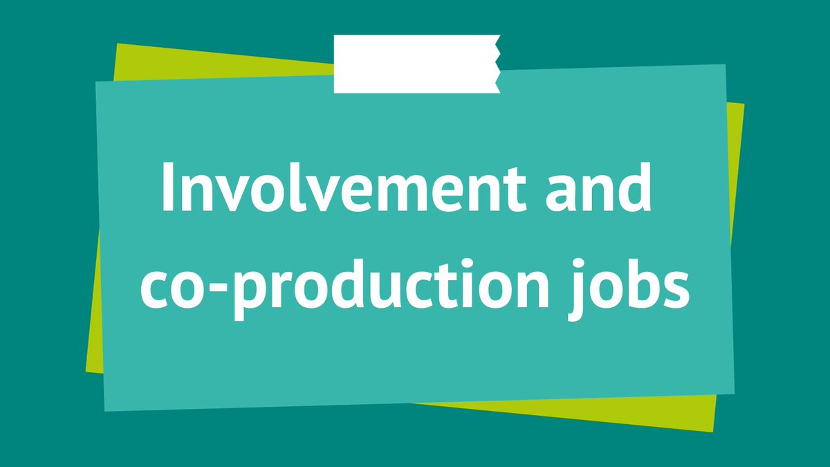 Looking for a new job working with people with lived experience? Check out these #involvement + co-production #jobs inc roles with: @TurningPointUK @RoyalFreeNHS @unibirmingham @BritishRedCross @IslingtonBC @CBFnd and more! Find your new job today: buff.ly/3D7YLHT