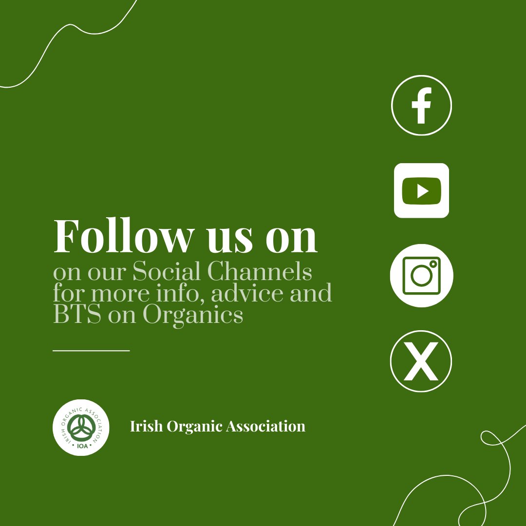 For more information and conversations around organics 
Follow us on 👉🏼

Facebook
YouTube
X
Instagram 

#organic4everyone #demandorganic