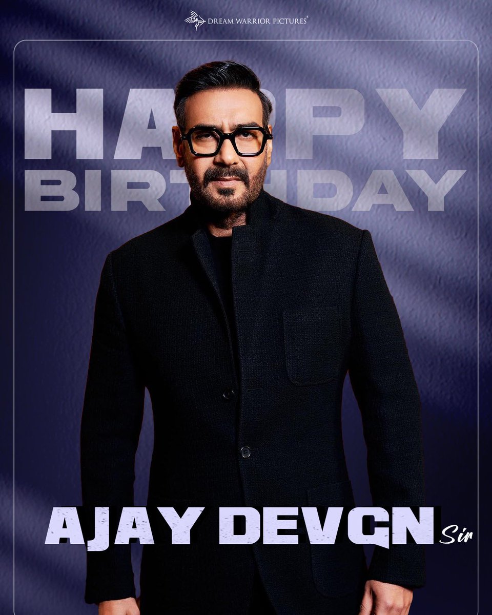 Wishing you a very happy birthday, @ajaydevgn sir. Here's to another year of blockbuster success💥 #HBDAjayDevgn