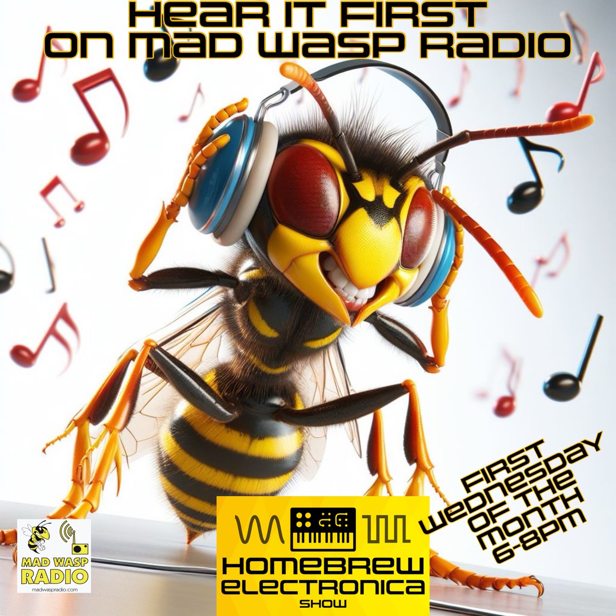 Tomorrow 6-8pm ……… it’s not exactly your normal Wednesday evening radio show 📻 🐝🤩 madwaspradio.com Don’t get stung, hear the new episode first as @MadWaspRadioMWR beam it across the interwebs and around the world 🌎