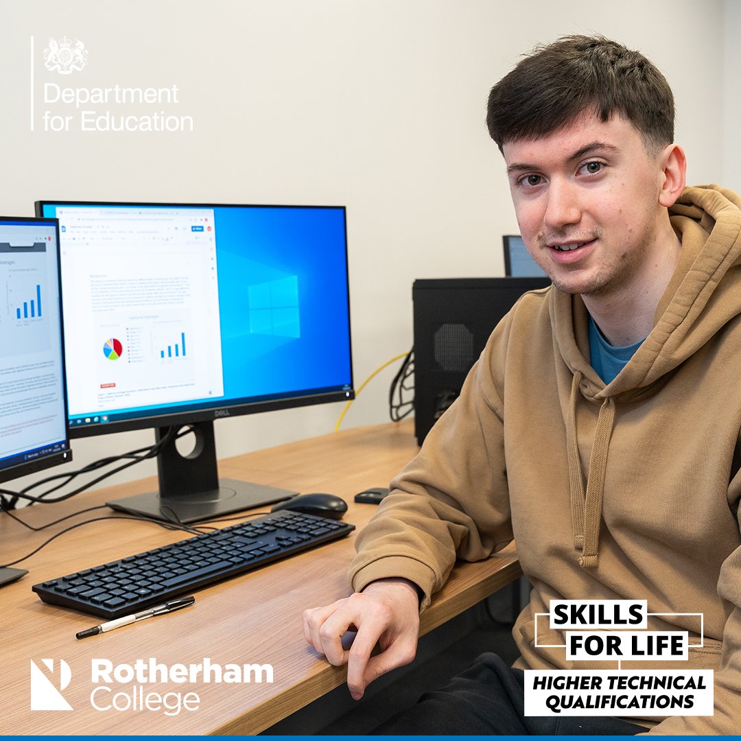 Discover the specialist technical courses developed with employers and delivered by industry experts here at Rotherham College.

rotherham.ac.uk/course-type/hi…

#SkillsforLife #ItAllStartsWithSkills #HTQs #HigherTechnicalQualifications #rotherham #college