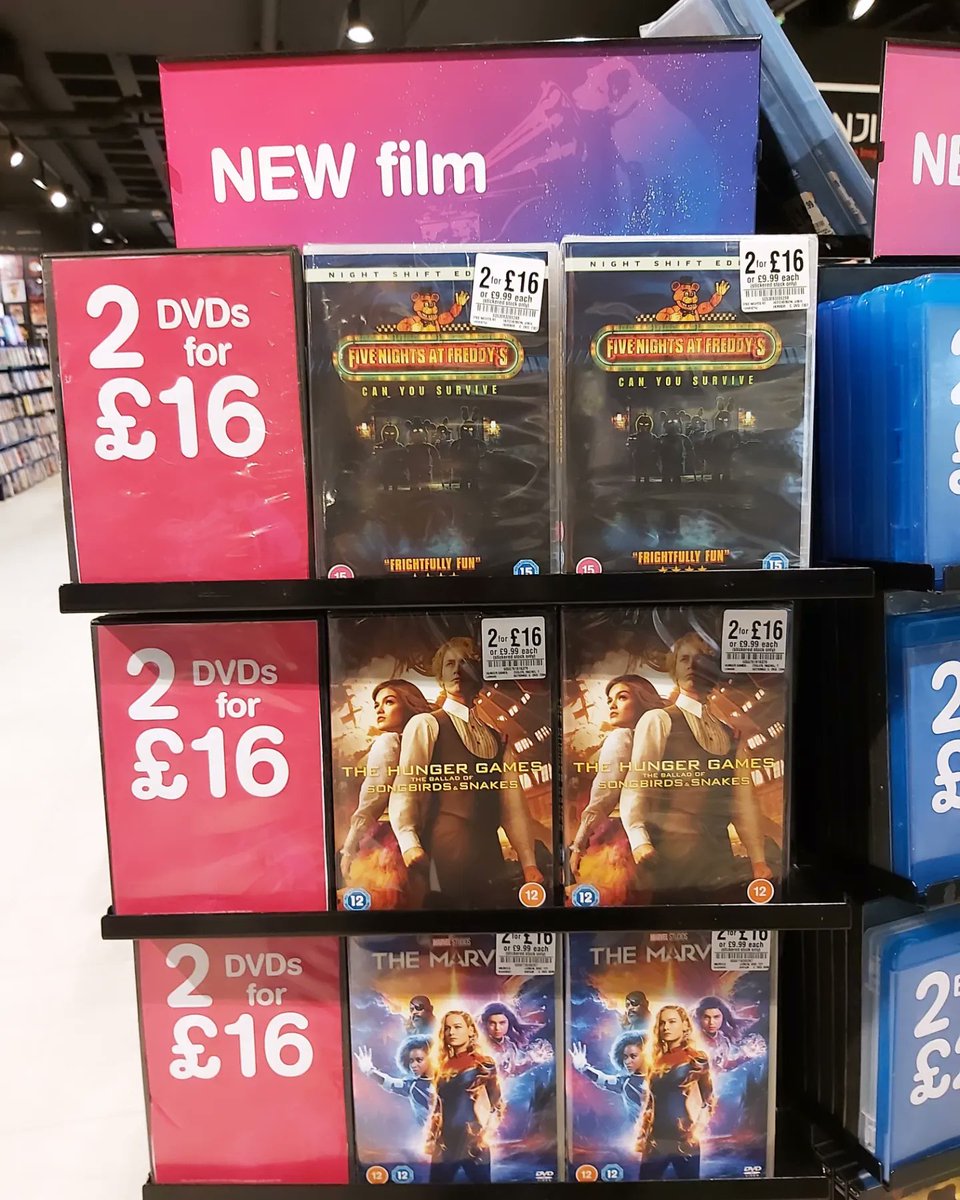 hmvIpswich's tweet image. We have a new chart offer in-store. Get 2 selected DVD's for £16 &amp;amp; 2 selected Blu Ray's for £22 
#EasterOffer 
#multibuy 
#DVD 
#BluRay