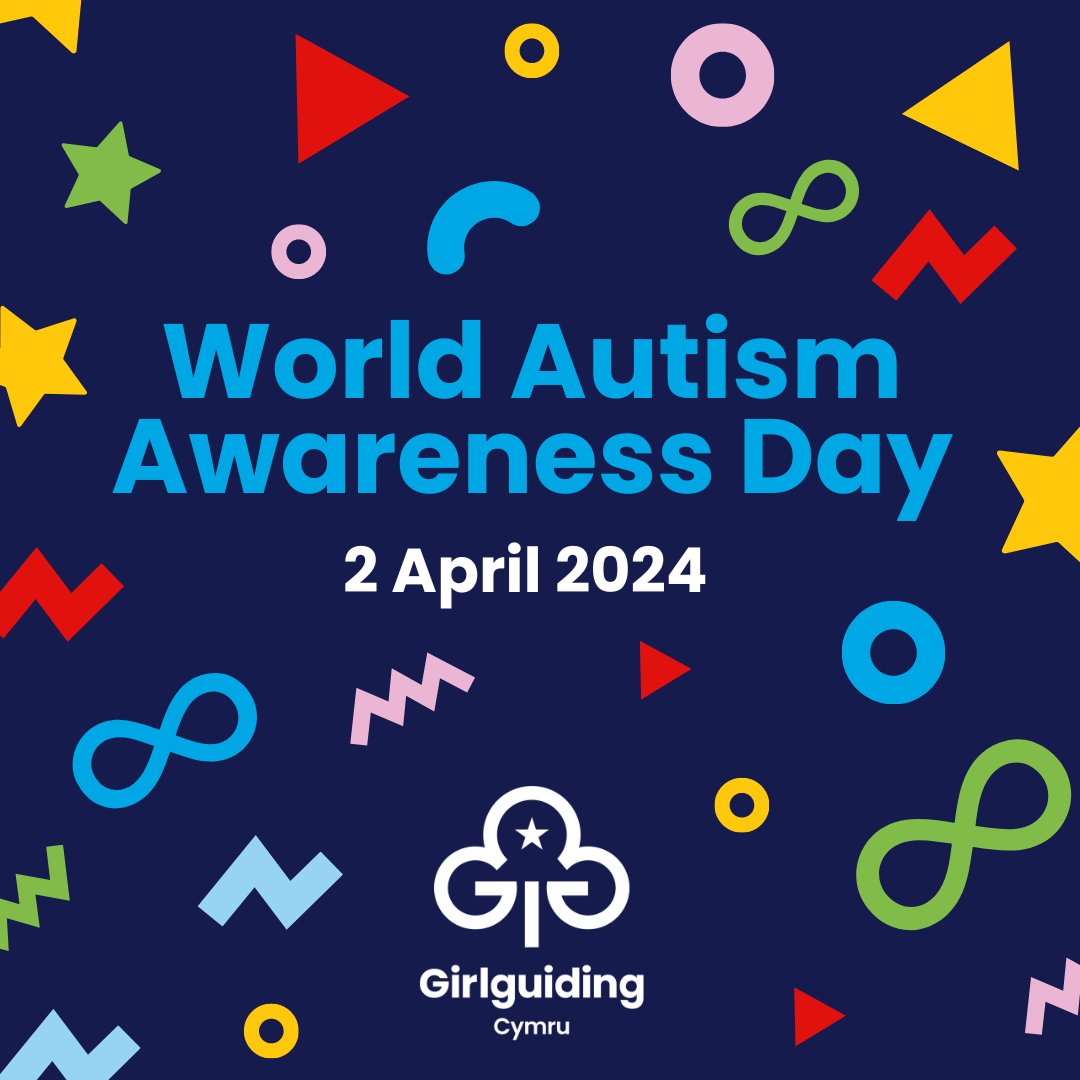 🗓 It's #AutismAwarenessDay! Today, we celebrate our amazing members and volunteers who are autistic. Girlguiding Cymru is proud to be inclusive for all girls. We can all help raise awareness and support each other. #GirlguidingCymru #autismawareness