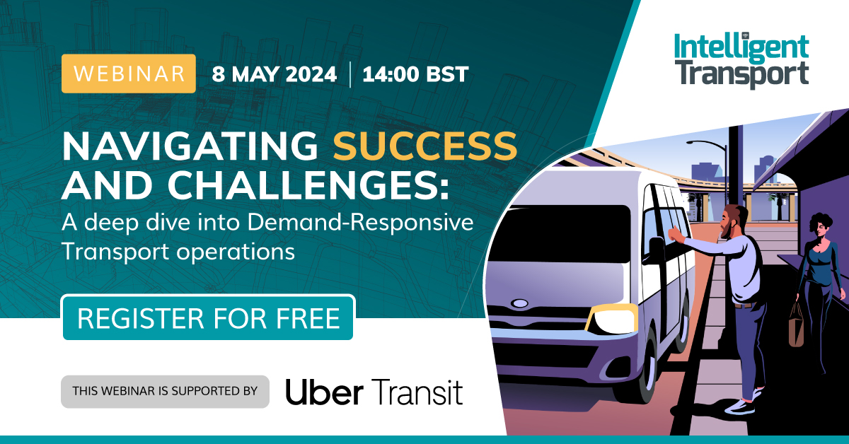 📣 Public transport struggles? Demand-Responsive Transport might be the answer! Hear Uber Transit experts discuss DRT! (8th May webinar). Learn how to overcome common operational challenges like regulations & funding: obi41.nl/2p969txr #DRT #publictransport #webinar