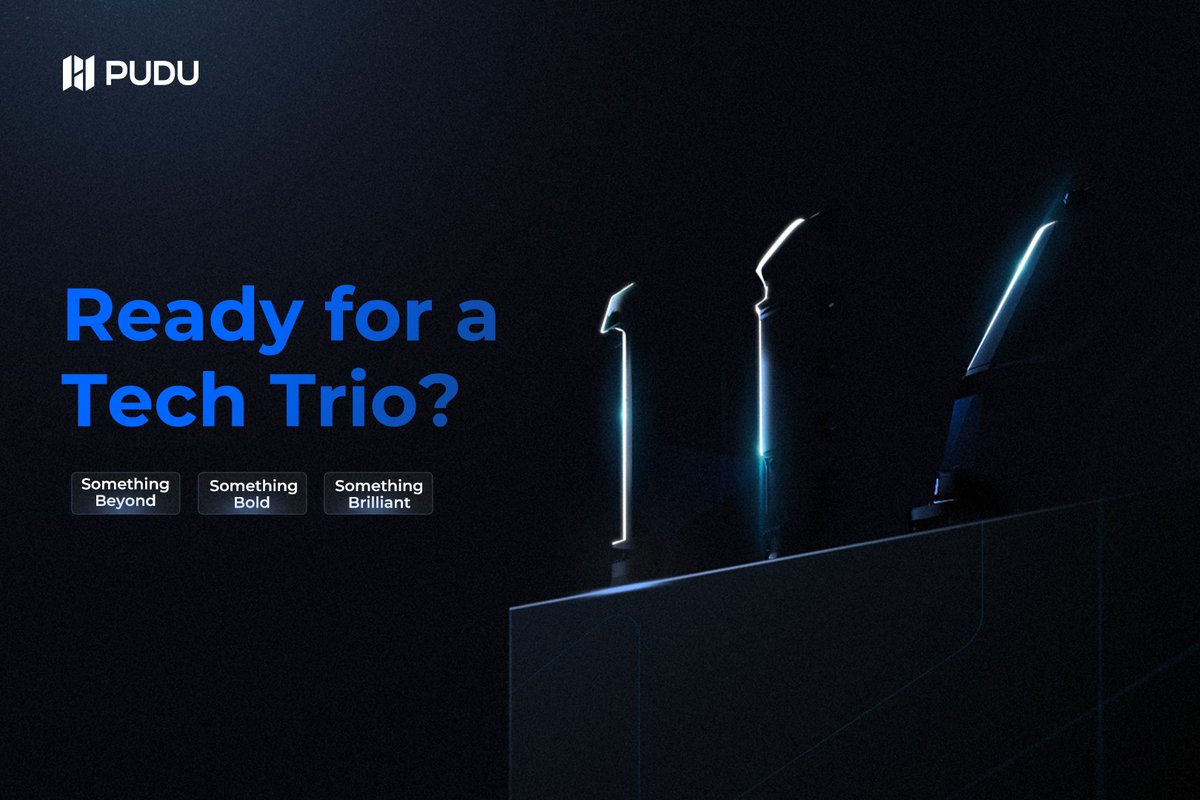 PuduRobotics's tweet image. #TechTrio Teaser Alert! Keep Us on Your Radar👀

We&apos;re gearing up for not one... not two... but 𝐓𝐇𝐑𝐄𝐄 exciting updates. We&apos;re keeping the details under wraps for now, but trust us, you&apos;ll want to be in the know.

🔮Stay curious.
🔮Stay alert.
🔮Stay with us.

#PuduRobotics