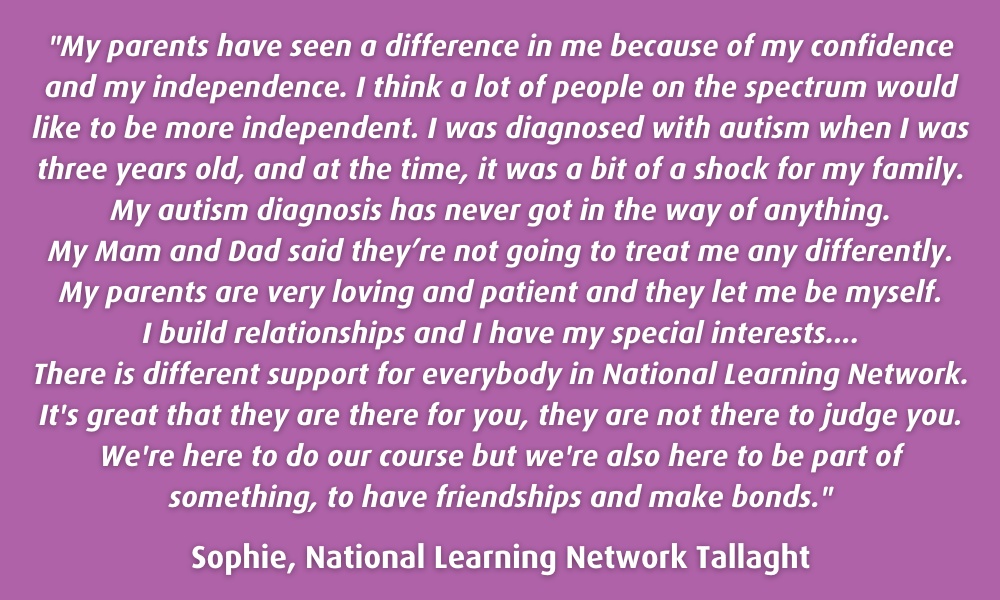 NLN courses and training centres are inclusive and person-centred. Over 25% of students attending NLN across Ireland are autistic.
#ThinkPossible #WorldAutismDay #WorldAutismMonth #AutismAcceptanceMonth #SupportedEducation #FurtherEducation