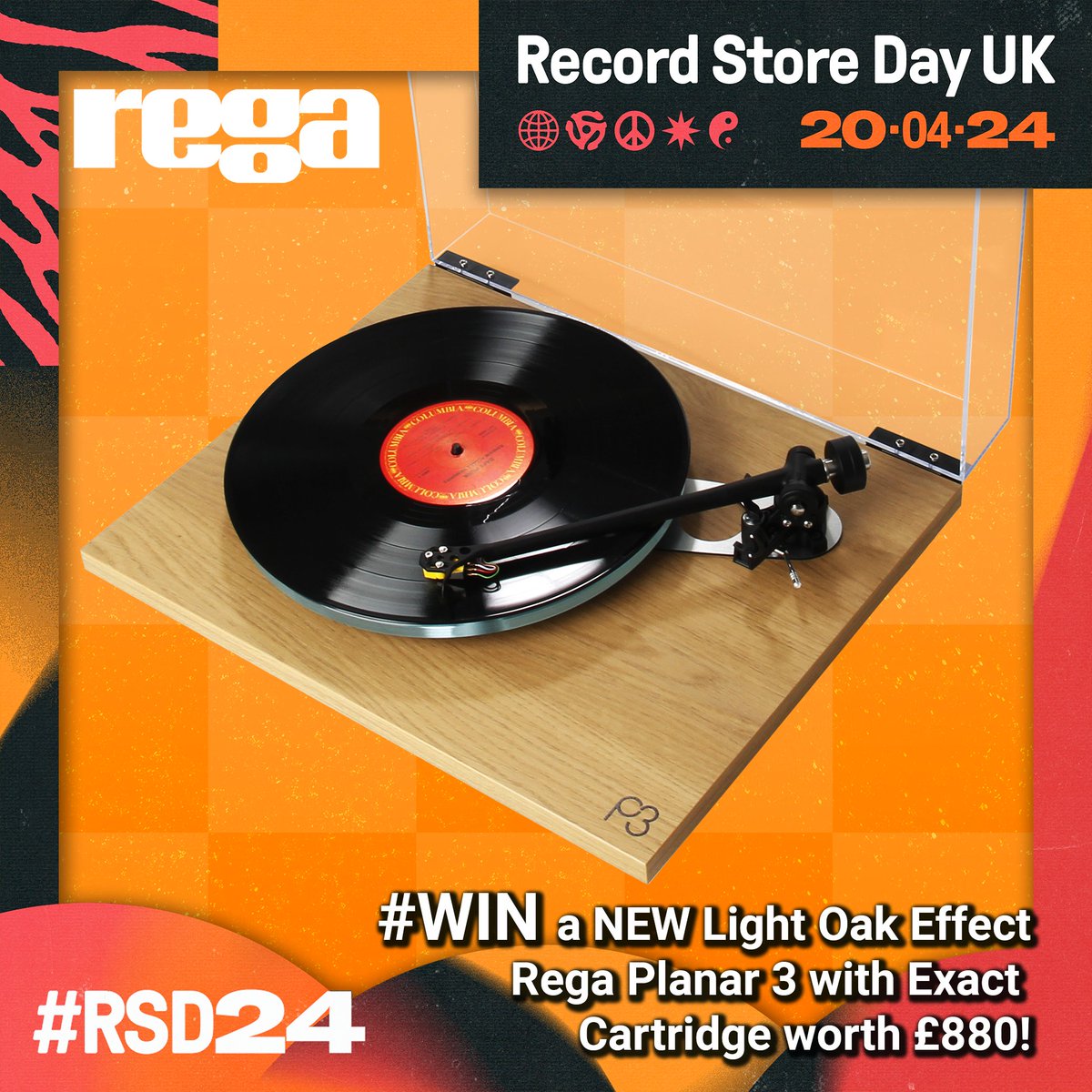 🎉LIKE AND RETWEET TO #WIN A #REGA TURNTABLE WORTH £880🎉 To celebrate @RSDUK 2024, we are giving away a brand new Rega Planar 3 in the NEW Light Oak Effect fitted with a Rega Exact cartridge. Find out more about this amazing prize here: rb.gy/8kxbgh The lucky winner