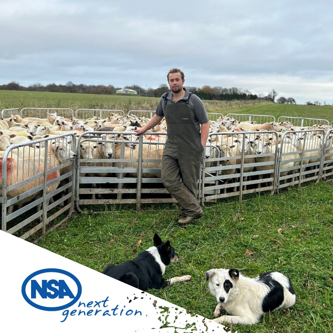 ⭐️MEET THE AMBASSADORS⭐️ New entrant Llewellyn Rosser has overcome the challenges faced by many young farmers to acquire land to be able to progress their businesses. Building up his flock from scratch with no support payments has made him conscious to produce lambs efficiently.