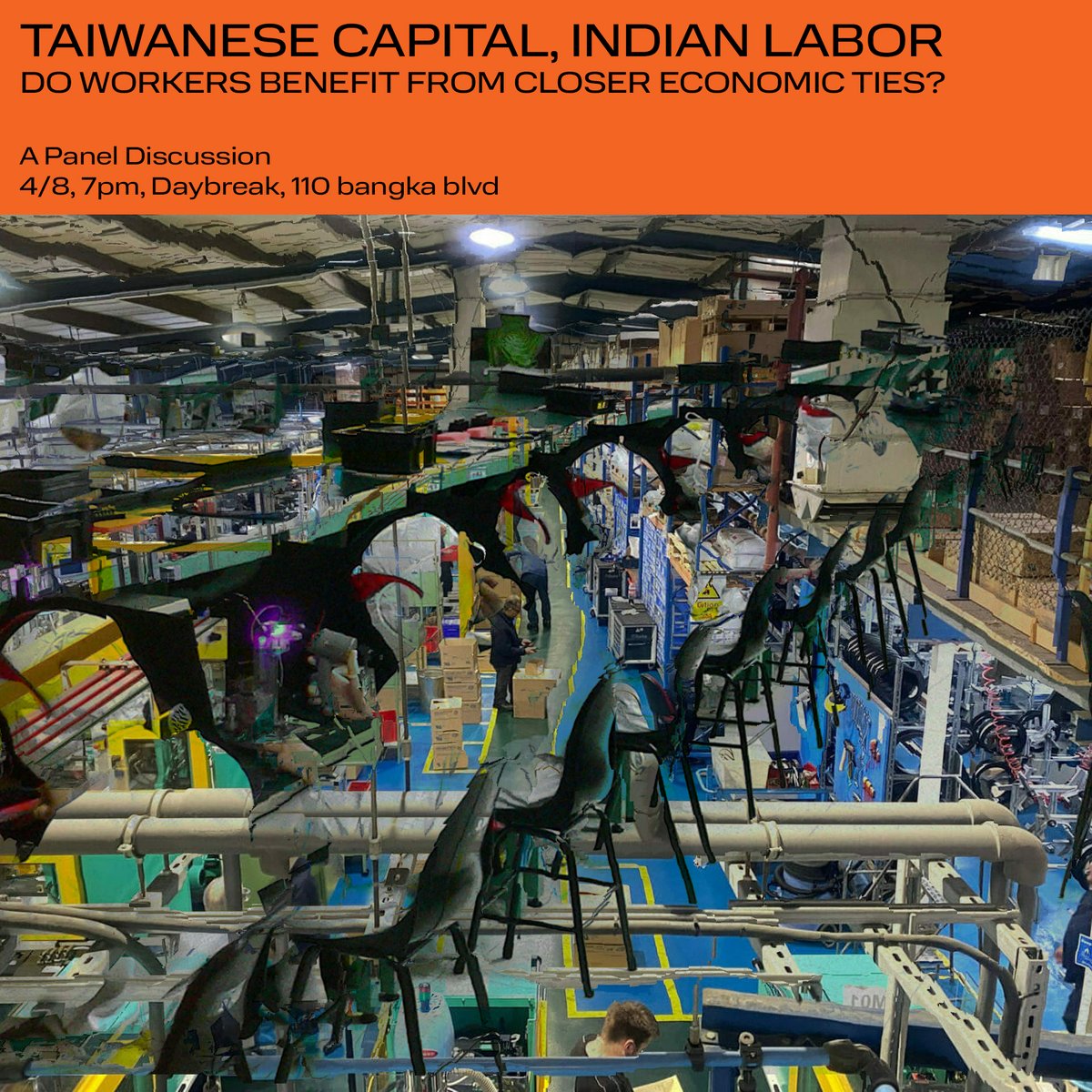 Next week! Taiwan and India are steadily pursuing closer economic and political relations through frameworks like Taiwan's New Southbound Policy. What are the impacts of these developments on workers in both places? facebook.com/events/7309072…
