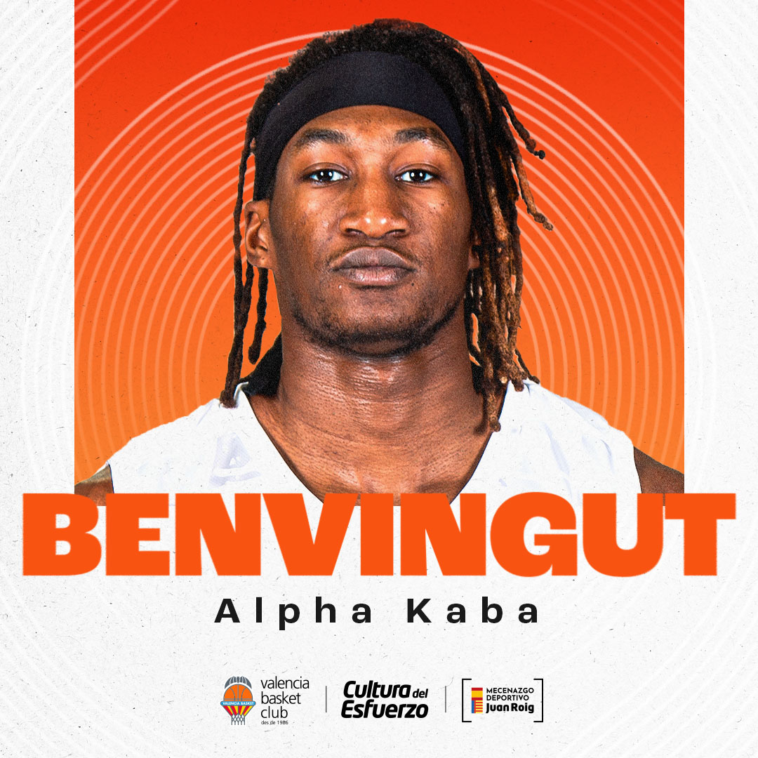 🧡 Benvingut, Alpha! Cas 👉 Valencia Basket incorpora al pívot Alpha Kaba hasta final de temporada acortar.link/OE8UCh Val 👉 Valencia Basket incorpora al pivot Alpha Kaba fins a final de temporada acortar.link/Ti4fWT Eng 👉 Valencia Basket signs center Alpha Kaba for…