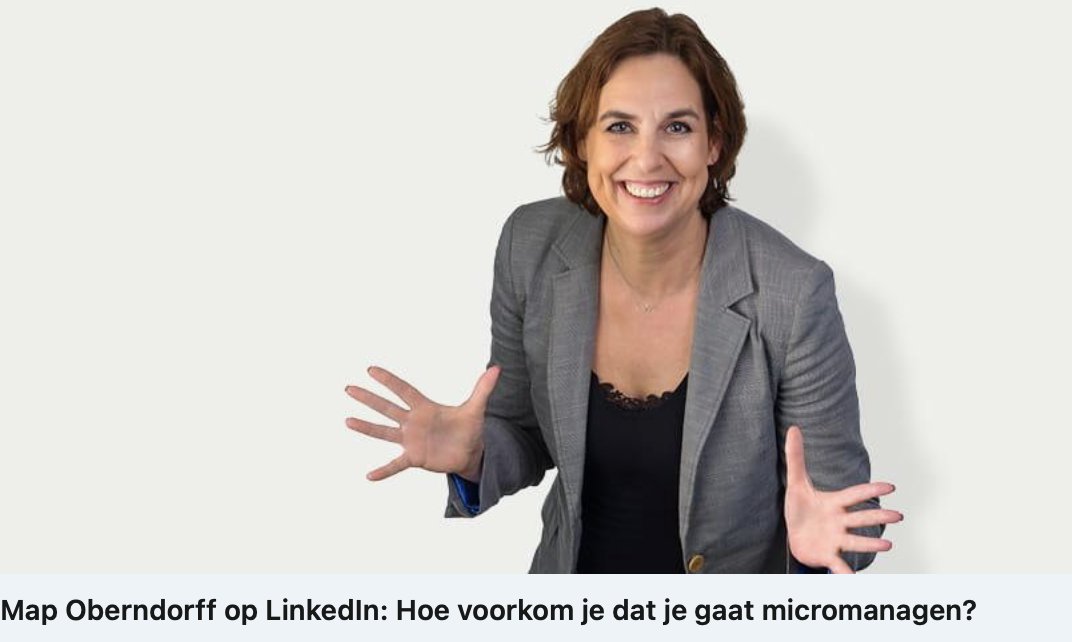 Jolan Douwes (@jolandouwes) on Twitter photo Mirjam twijfelt of ze verder wil als leidinggevende. Een van haar valkuilen is dat ze eerder op de details let dan op de grote lijnen. In haar rubriek voor <a href="/Intermediair/">Intermediair</a> beschrijft loopbaancoach <a href="/MapOberndorff/">Map Oberndorff</a> hoe ze met haar aan de slag gaat. lnkd.in/ewFYAp-r Mirjam twijfelt of ze verder wil als leidinggevende. Een van haar valkuilen is dat ze eerder op de details let dan op de grote lijnen. In haar rubriek voor <a href="/Intermediair/">Intermediair</a> beschrijft loopbaancoach <a href="/MapOberndorff/">Map Oberndorff</a> hoe ze met haar aan de slag gaat. lnkd.in/ewFYAp-r