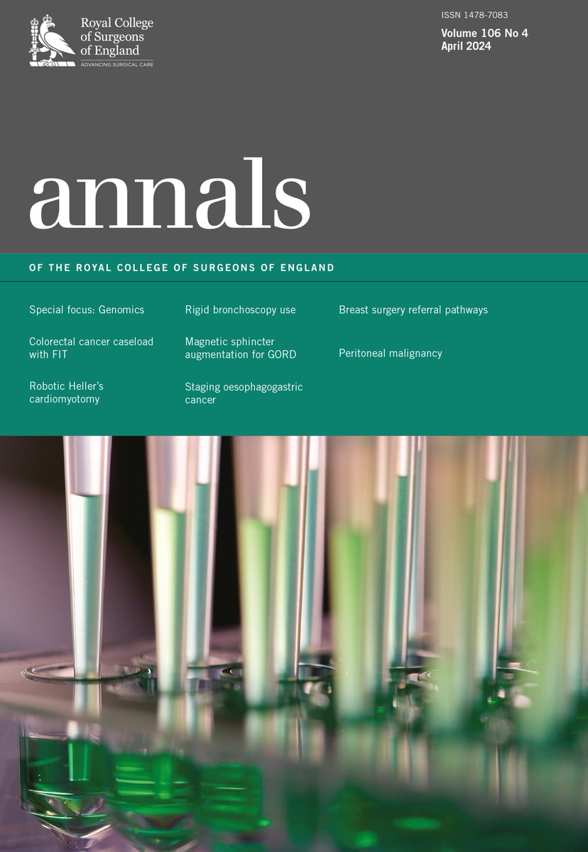 Are you interested in genomics? April's edition of the #Annals explores genomic medicine for the 21st century and provides a guide for hereditary genetic testing and mainstreaming for surgeons. Find out more: ow.ly/Nv8F50R4jGw