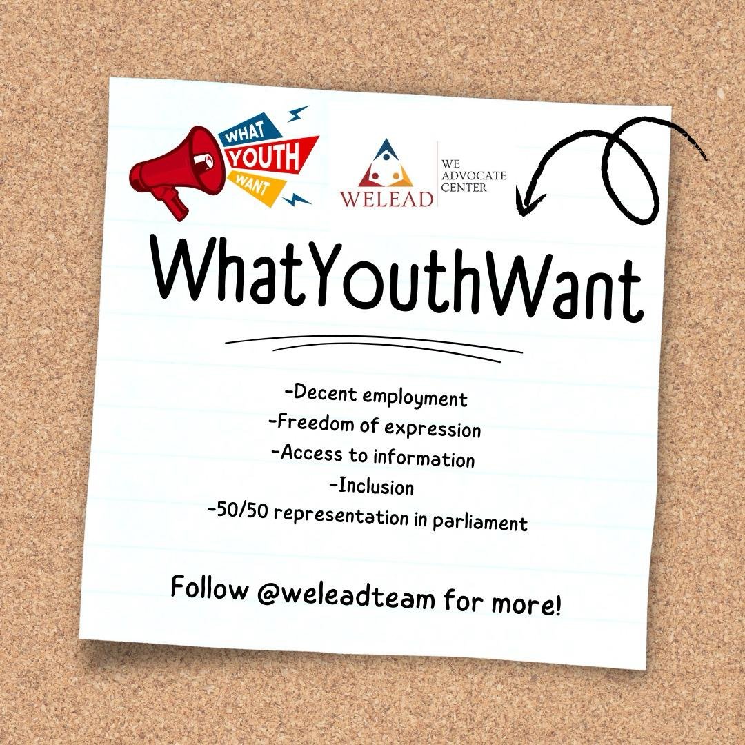 #WhatYouthWant
Young people in Zimbabwe want decent employment, freedom of expression, inclusion , a youth act , affordable data for them to be able to take time to participate in governance processes in the country. Attend to the needs of the youth and watch them participating.