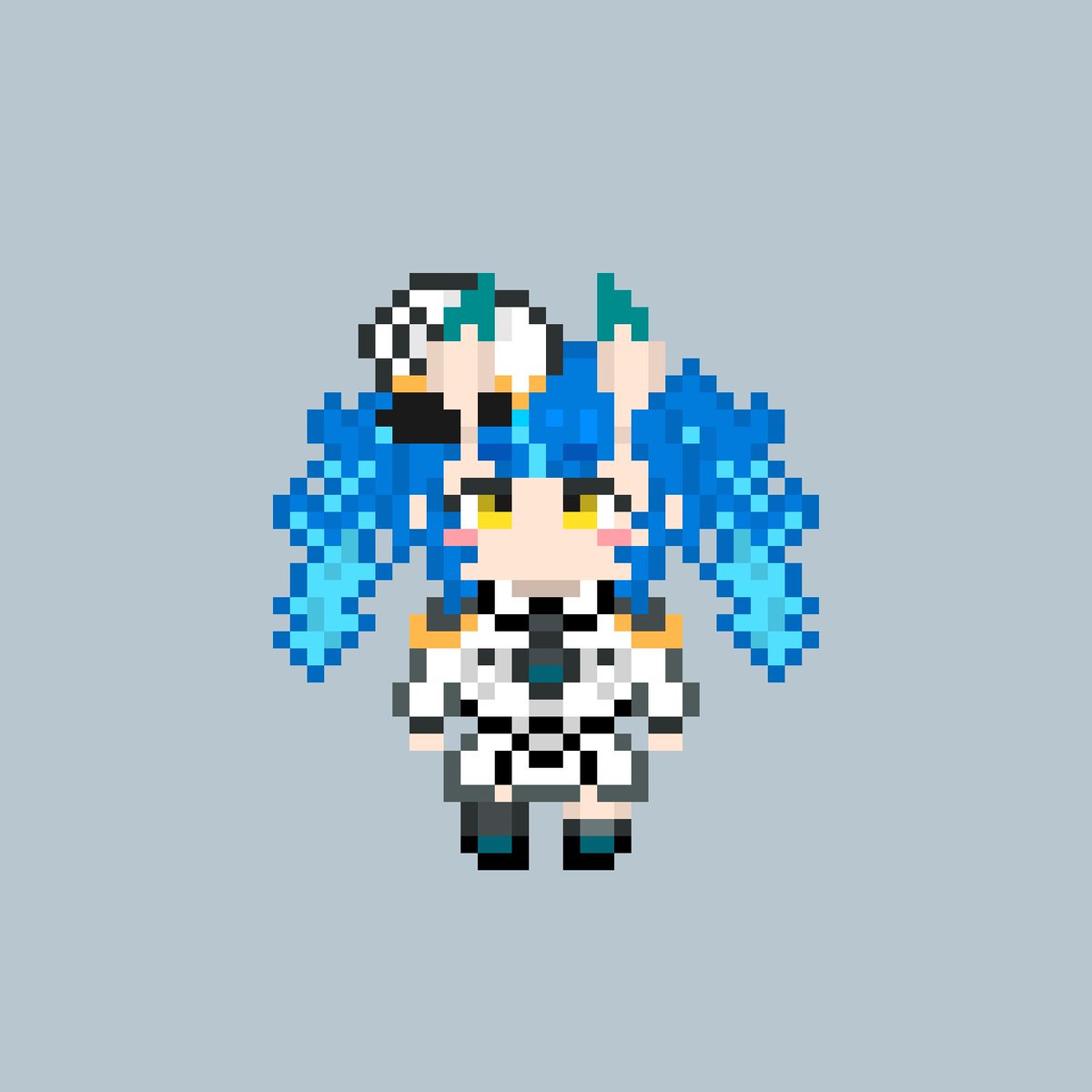 Berry_good_yeah's tweet photo. 最近見たvtuberさんを描きました( ・∇・)
 #ドット絵  #dotpict #絵置きはんにゃ https://t.co/7FCpbzBjdj