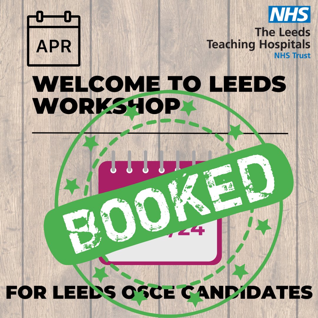 Welcome to Leeds Workshop is now fully booked for APRIL. May dates will be released end of April. please watch this space! #welcometoleeds #Leedsway