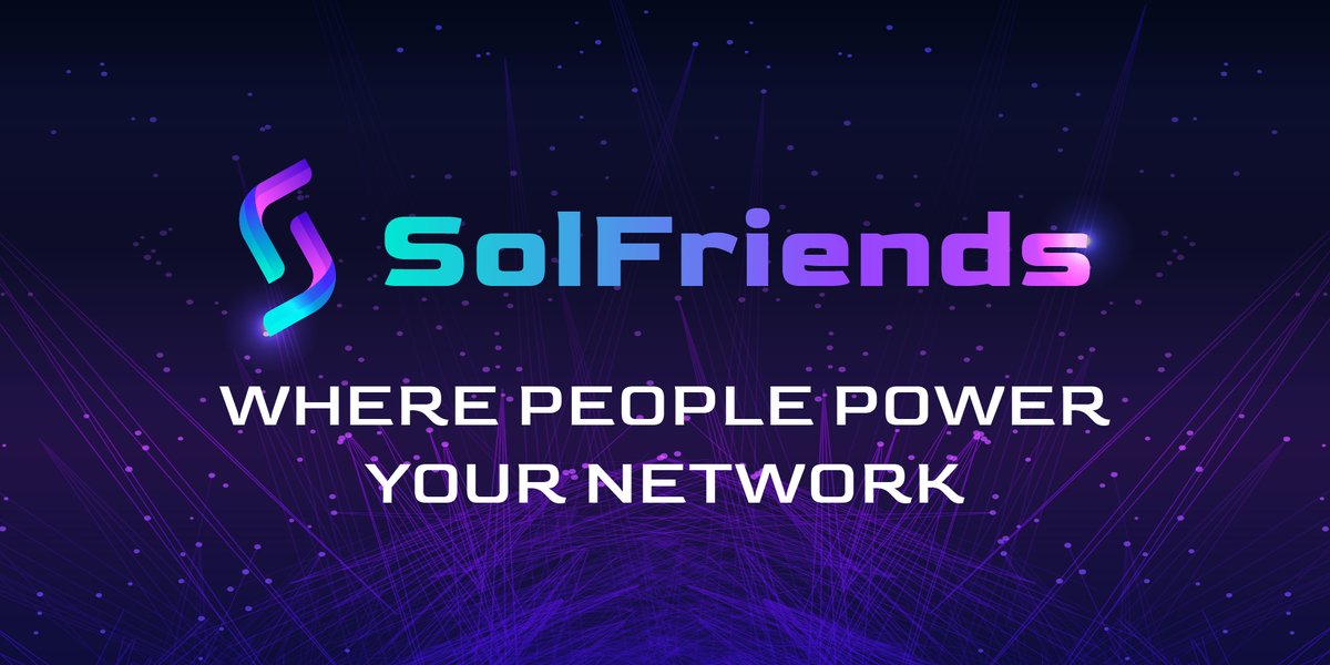 Simple as that... #SOLFRIENDS #web3 platform where your data and account remains yours. Next to social timeline first utility is trading of social account tokens, just like friendtech but only better and truly decentralized :) #SOLANA $SOL #SOL #socialid
