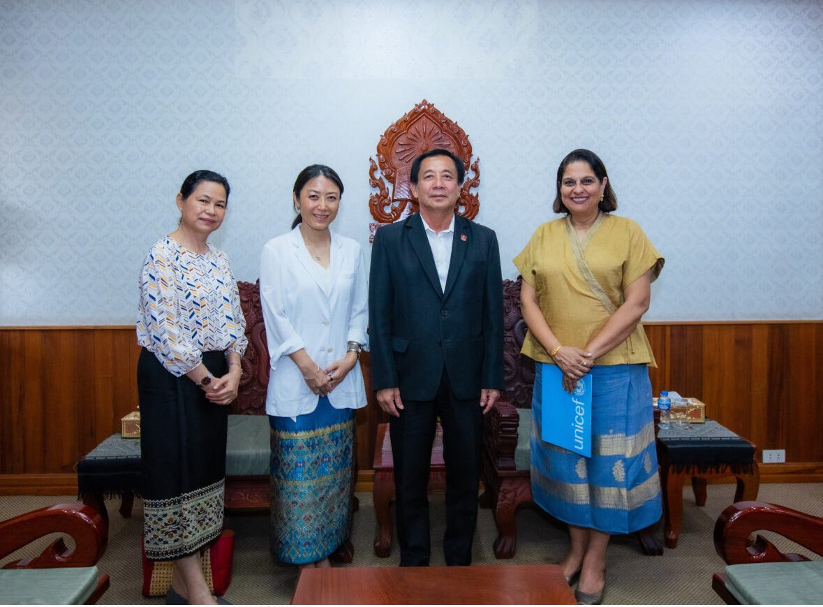 Delighted to have met with H.E. Dr. Samlane Phankhavong, new Vice Minister of Education 🇱🇦Congratulations on your new role. 👏🏼 @UNICEFLaos looks forward to continuing 🤝on innovative initiatives to advance access to quality #Education #ForEveryChild #SDG4