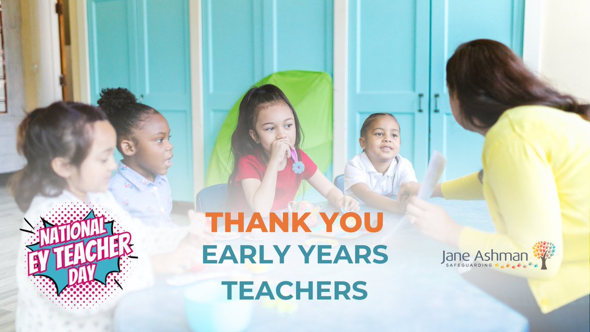 Today is National Early Years Teacher Day!

Let's take this opportunity to recognise, thank and celebrate all Early Years teachers, TAs and Practitioners for all their incredibly hard work with our youngest children 👏

#EYTeacherDay #NationalEYTeacherDay #EYITT
