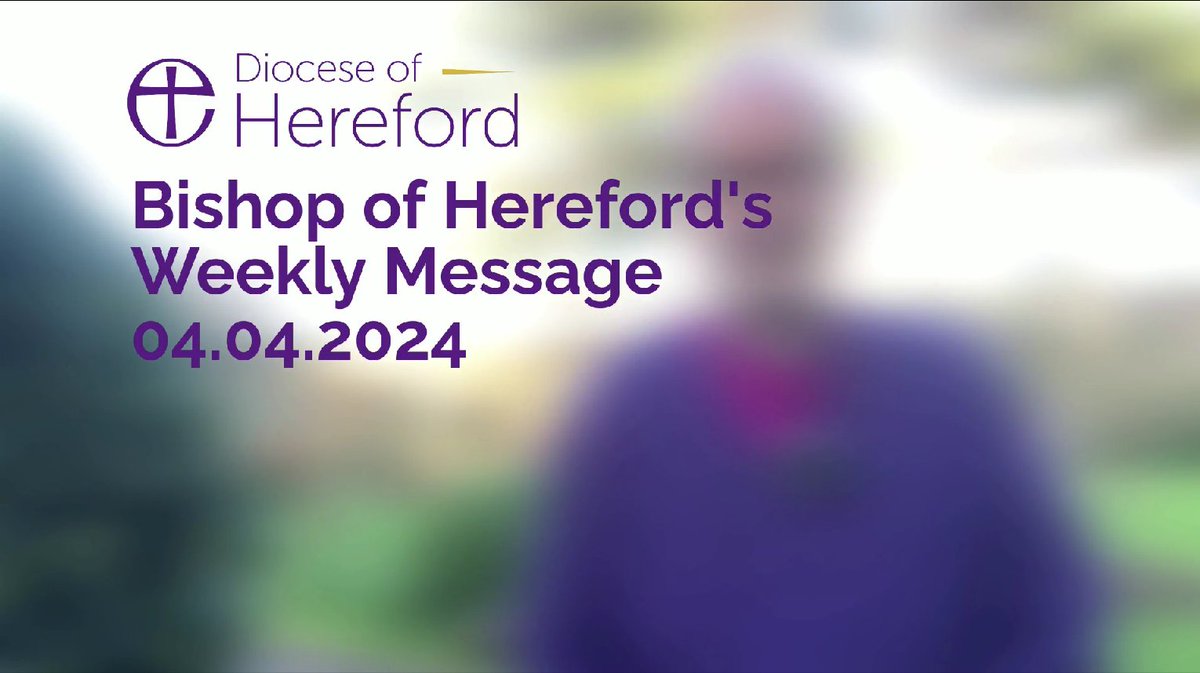 In this week's video message, the Bishop of Hereford reflects on the pivotal role of Christ's Resurrection in terms of world history and each individual life saved. bit.ly/3TBx2ay