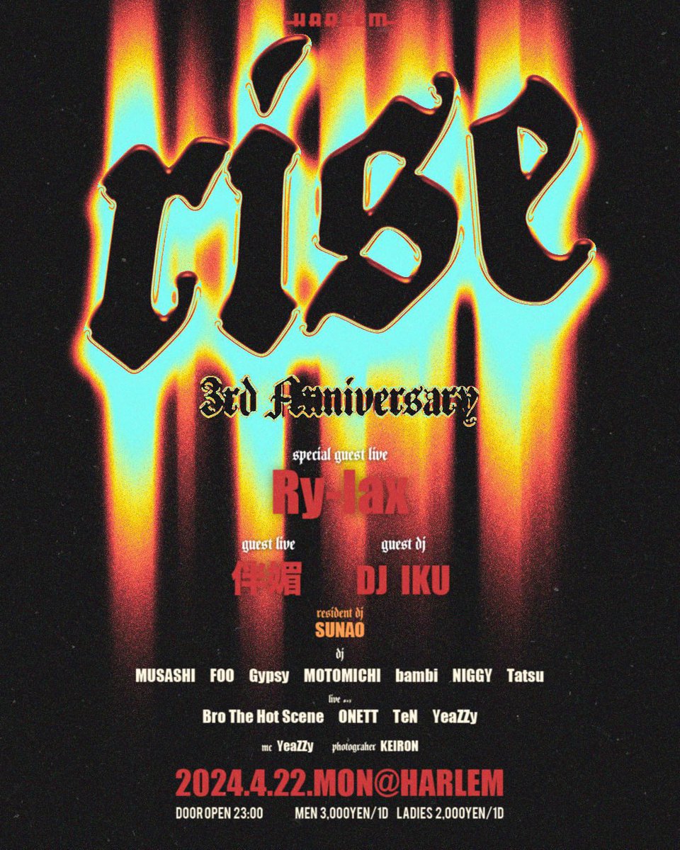 bambi_94bow's tweet photo. 4/22 渋谷ハーレム https://t.co/rIyyuN7UDt