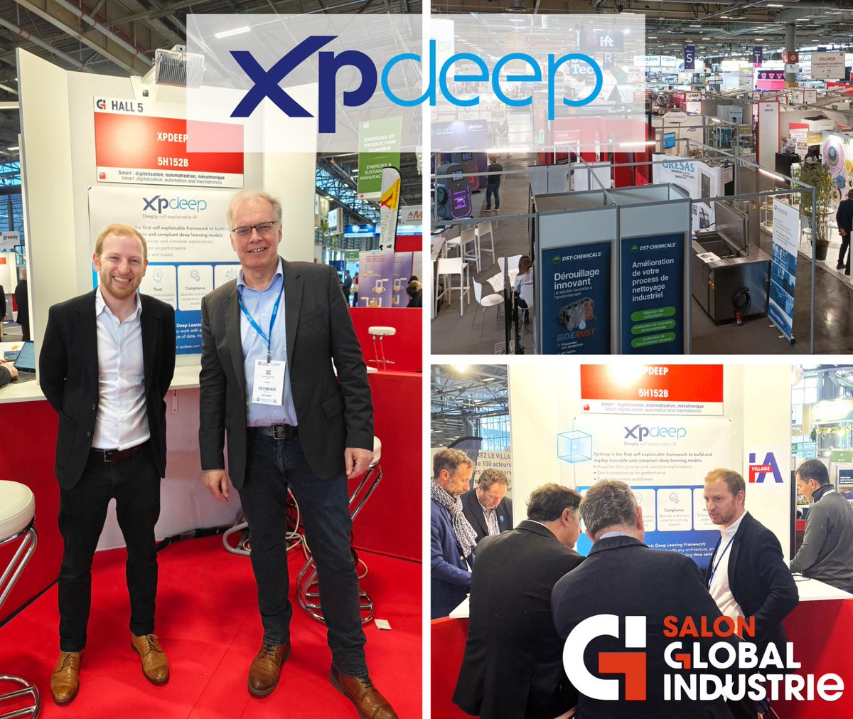 Nous avons eu une expérience exceptionnelle à  <a href="/Salon_GI/">GLOBAL INDUSTRIE</a>  ! 

💬Les retours des professionnels ont renforcé notre conviction : le deep learning auto-explicable est indispensable pour intégrer l'IA dans des contextes réels. 

#IA #deeplearning #Innovation #GI24