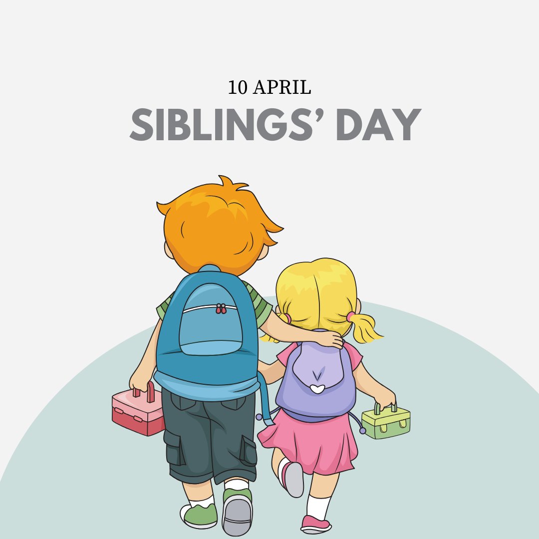 They're your first friends, forever support system, and partners in mischief. Happy Siblings' Day to the ones who make life unforgettable! 🌟👫❤️

#siblingsday #sisterlove #siblingbond #familyforever