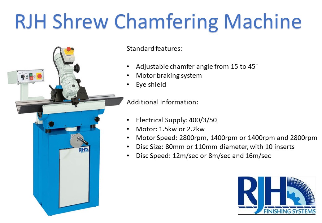 RJHFinishing's tweet image. For more information on the RJH Shrew Chamfering Machine, please visit: rjhfinishing.co.uk/finishing_post…
#Deburring #ChamferingMachine #PrecisionMachining #MetalworkingTools #Engineering #manufacturing #IndustrialEquipment #MetalFinishing #WorkplaceSafety #Productivity