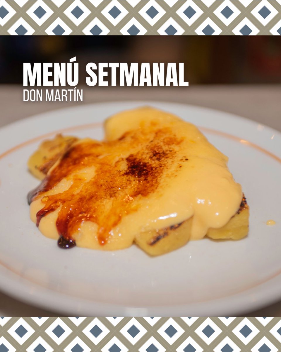 rtedonmartin's tweet photo. 🥘Gaudeix del #menú setmanal de #RestauranteDonMartin i la nostra selecció de plats dissenyats per a tu per 19€!

📍 Plaça de la Vila, #SantaColomadeGramenet
☎️ Reserves: 933 855 561

#Barcelona #parrillada #restaurante #BBQ #paellas #menusemanal #menudiario #foodiesbcn #bcnfood https://t.co/IxrlWF8FKV