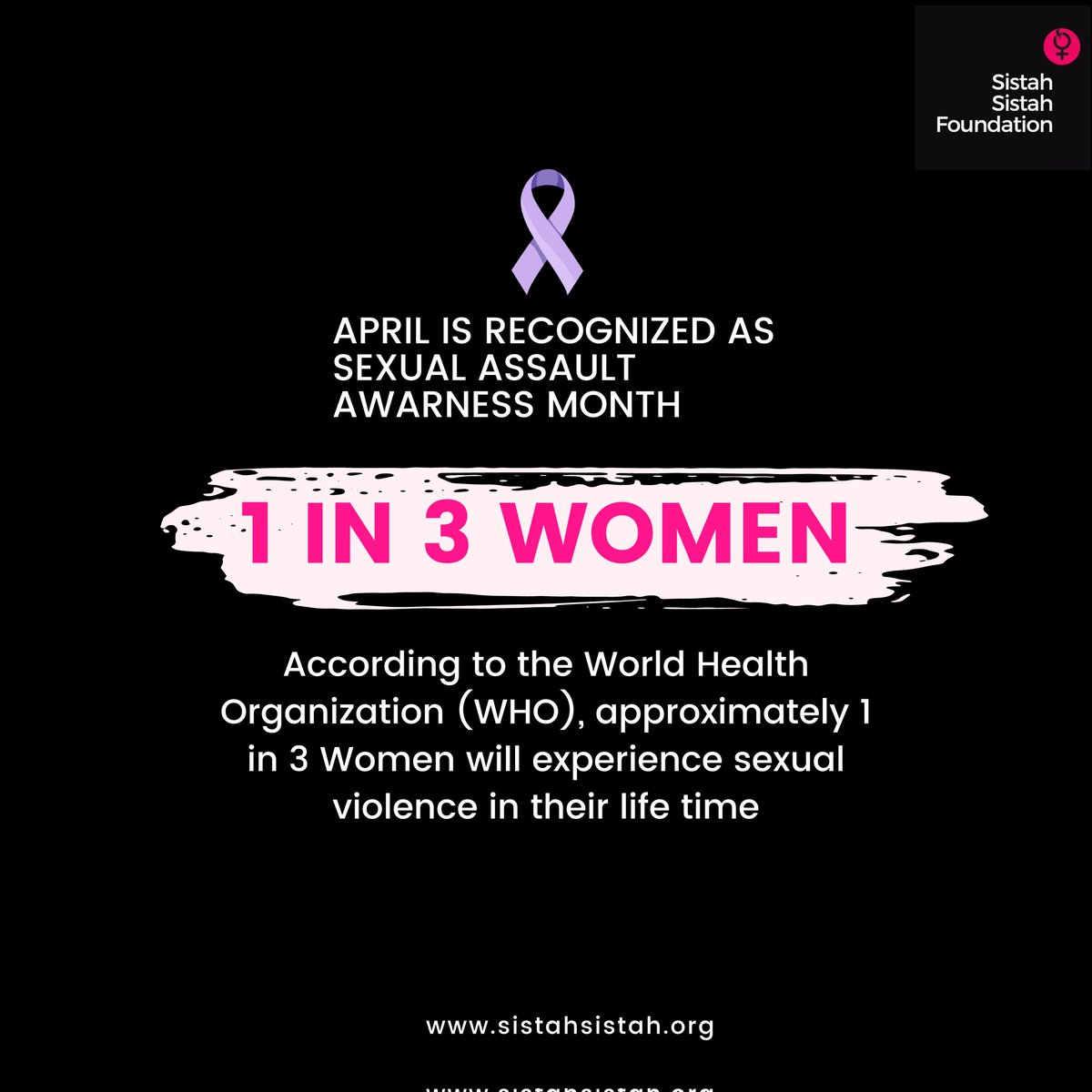 April is recognized as Sexual Assault Awarness Month. Together, let's break the silence and end the cycle of sexual violence. Stand up, speak out, and create a safe haven for survivors and victims. 

#EndSexualAssault #SupportSurvivors #SAA