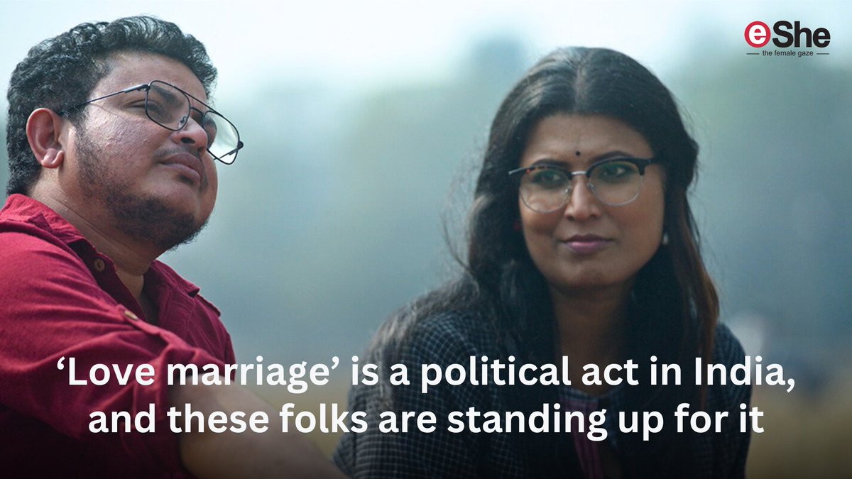 What does a docu series on love stories have in common with an NGO that protects couples from honour-based crimes? They're both batting for the right to choose one's life partner in a country as diverse and dogmatic as India, writes Shailaja Rao eshe.in/2024/04/02/lov…