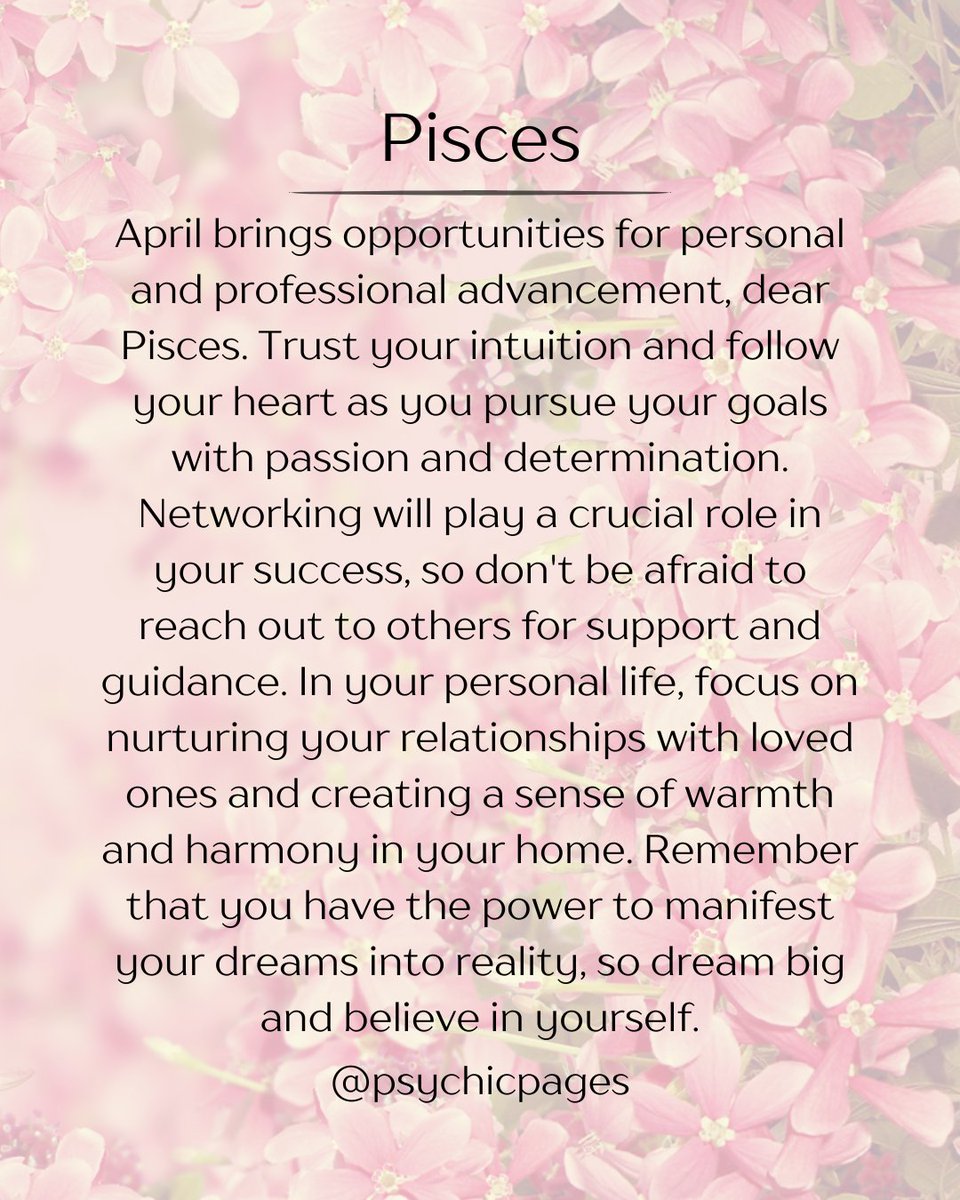 April is here 💐 #horoscope #astrology #starsigns #zodiacsigns #april