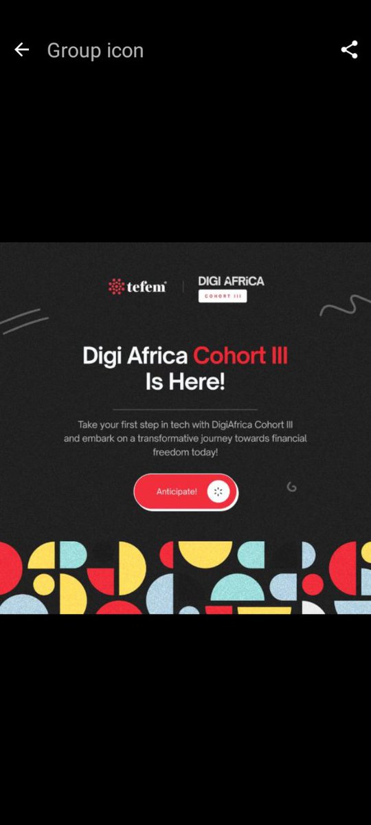 TEFEM must stay!!
TEFEM saves lives!!
TEFEM must stay!!
I smiled as I watched the happiness on these young women's faces. My joy definitely knew no bounds. It was just a year ago when I saw a flier about Digi Africa cohort II and it's been a life changing journey believe me.