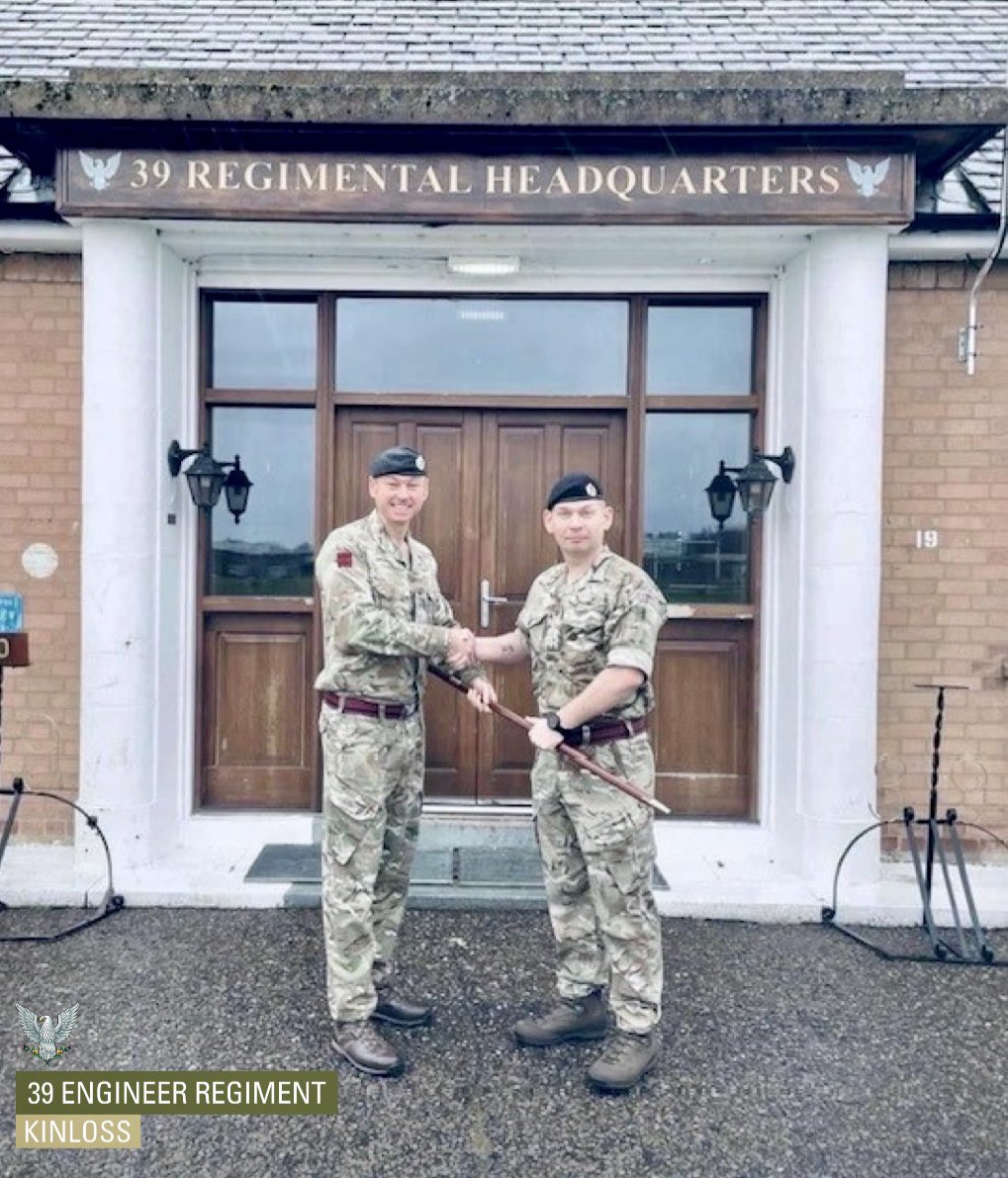 39 Engineer Regiment would like to welcome WO1(RSM) J Ferries RE as he assumes his appointment as our Regimental Sergeant Major. He brings with him a wealth of knowledge and experience that will help move the Regiment forward over the next two years. #royalengineers #Ubique