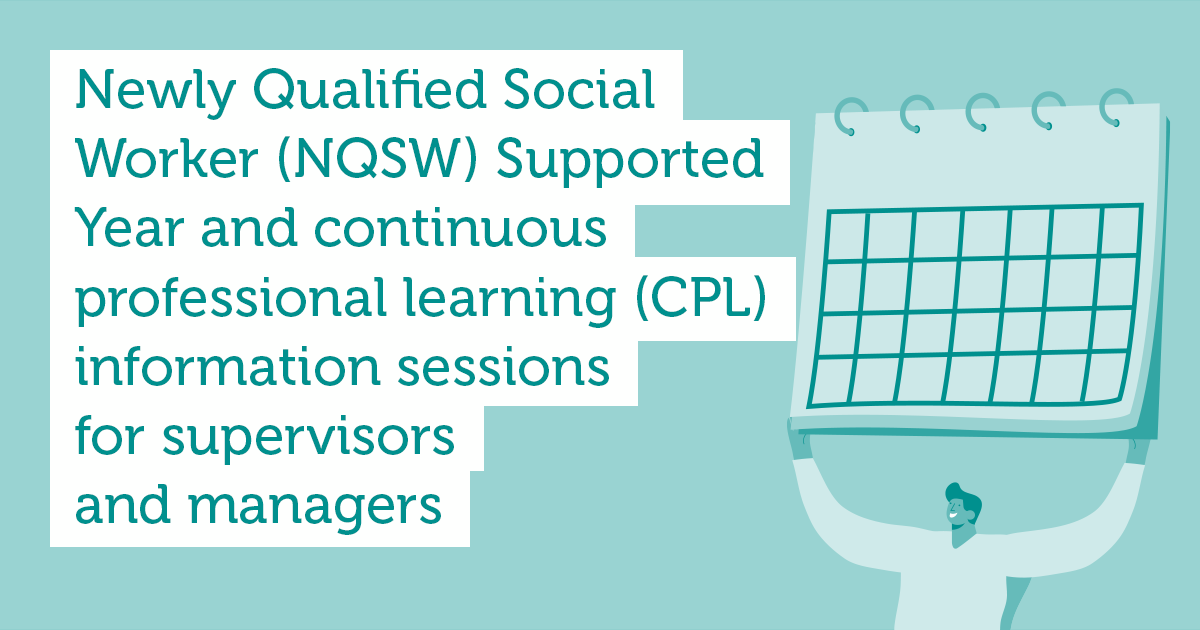 If you are, or will be, involved in directly supervising, mentoring and/or managing NQSWs, join us at one of our free online sessions to find out more about the mandatory NQSW Supported Year and CPL and what this means for you ➡️ eventbrite.com/cc/nqsw-suppor…