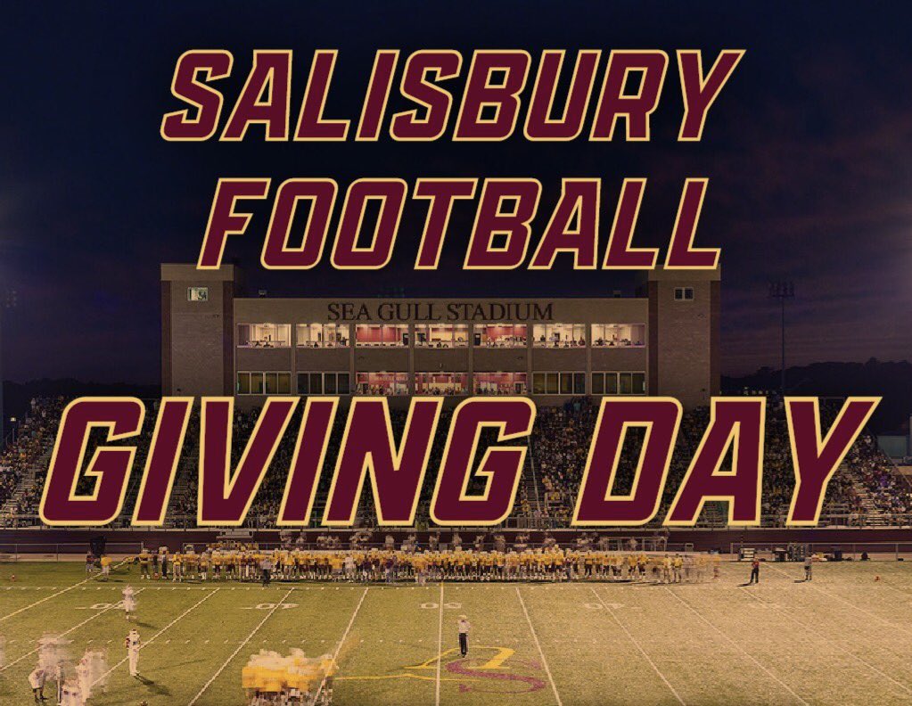 🚨🚨🚨It's Giving Day!🚨🚨🚨
Use the link below to make your contribution.
Thank you for your support.
#GoGulls #GoldPride

givingday.salisbury.edu/campaigns/foot…
