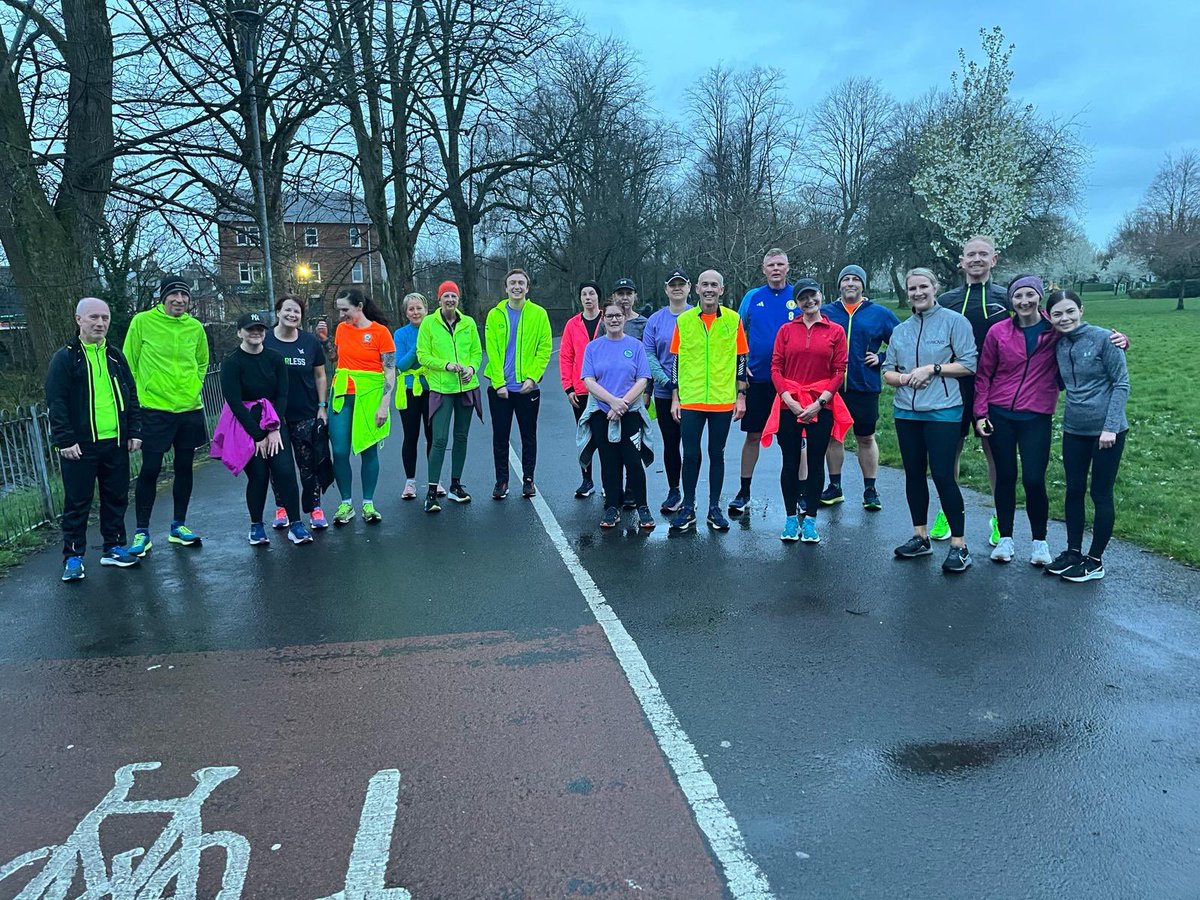 Last night we started our 3rd block, 5 - 10km specific, and it was great to get out running in daylight! @jogscotland @roonthetoon @KillieHarriers