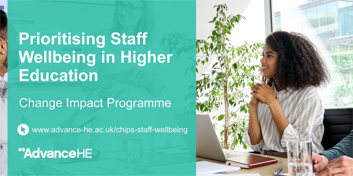 Our “Prioritising Staff Wellbeing in Higher Education” programme empowers institutions to proactively address staff wellbeing needs, fostering healthier spaces in which staff work. Find out more and register your interest to join: social.advance-he.ac.uk/vc4WVY #highered #staffwellbeing